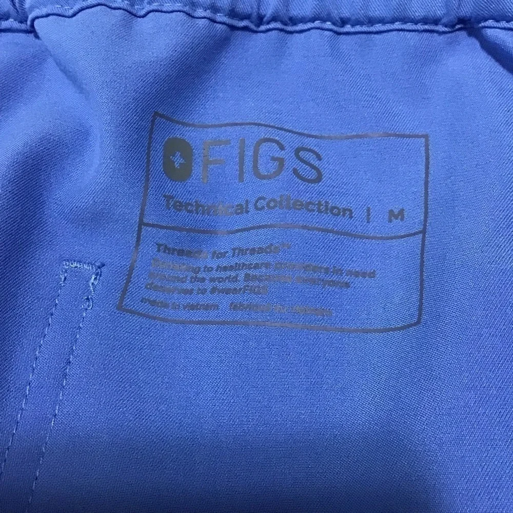 Figs Pisco Basic Scrub Pants in Ceil Blue.